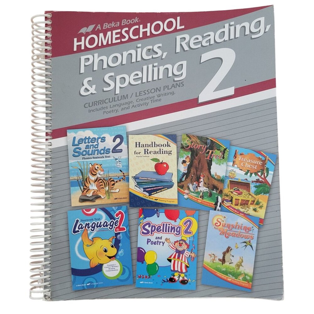 A Beka Homeschool Phonics Reading Spelling 2‎ Curriculum Lesson Plans